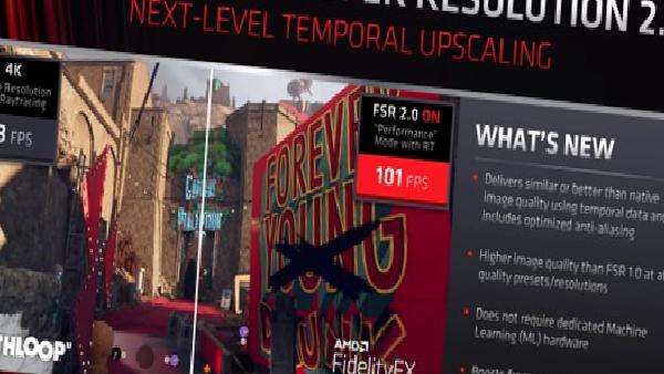 AMD FSR 2.0 teknolojisini duyurdu: Görsel kalite ve performans yükseliyor