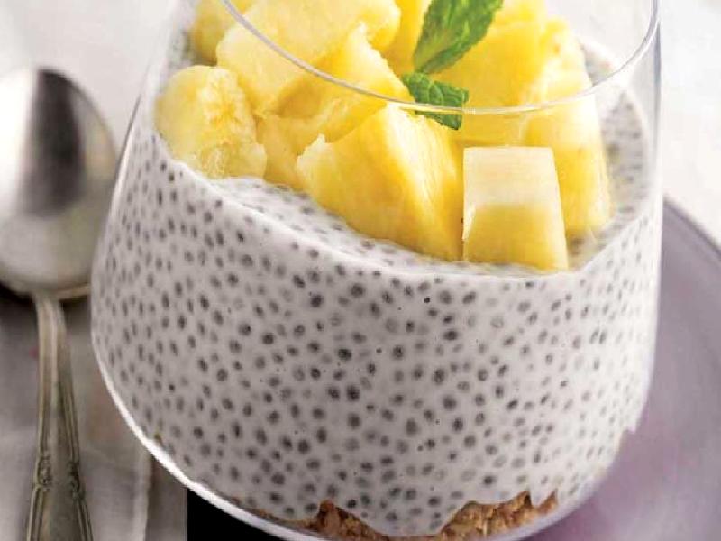 ANANASLI CHİA PUDİNGİ Nasıl Yapılır?