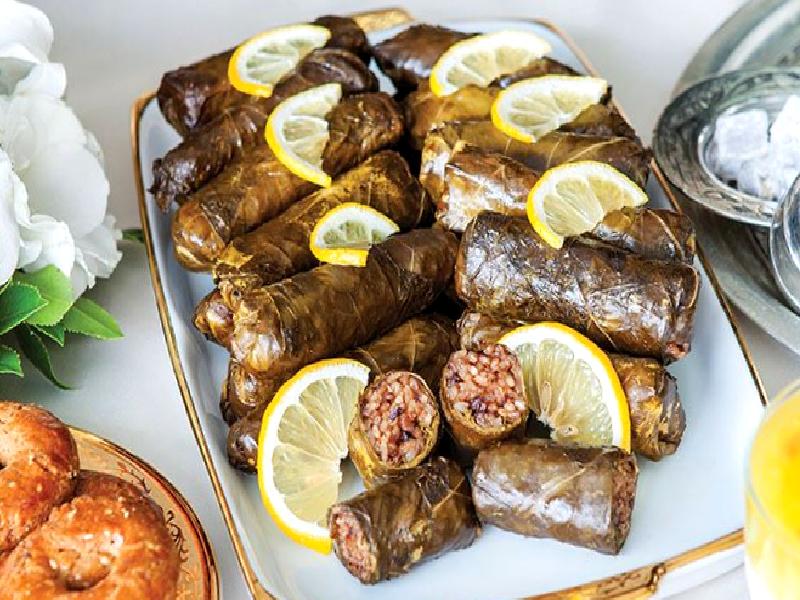 ANTEP FISTIKLI ZEYTİNYAĞLI YAPRAK SARMA Nasıl Yapılır?