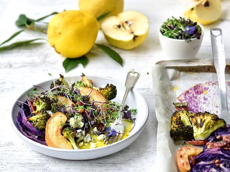 Ayvalı Ve Izgara Sebzeli Kış Salatası Nasıl Yapılır?