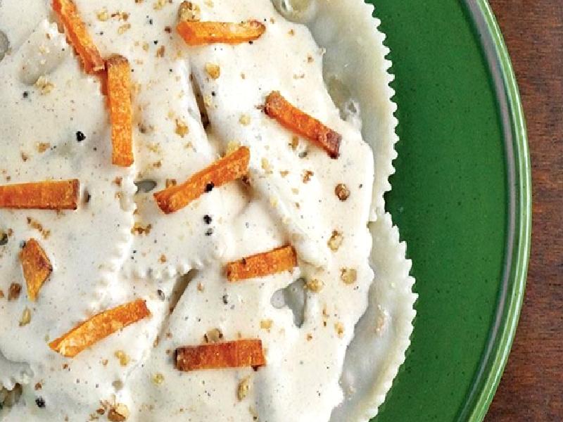 Balkabaklı Ve Lorlu Ravioli Nasıl Yapılır?