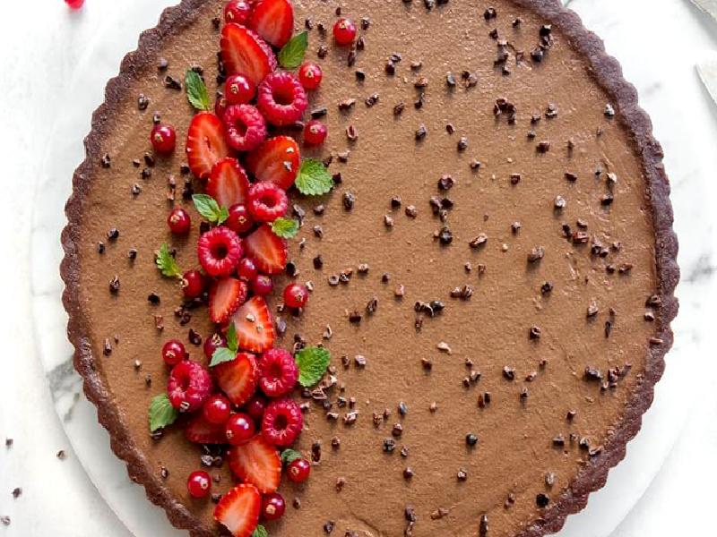 Çiğ vegan kakaolu tart Nasıl Yapılır?