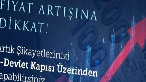 E-Devlet’e yeni özellik: Haksız fiyat artışı şikayeti
