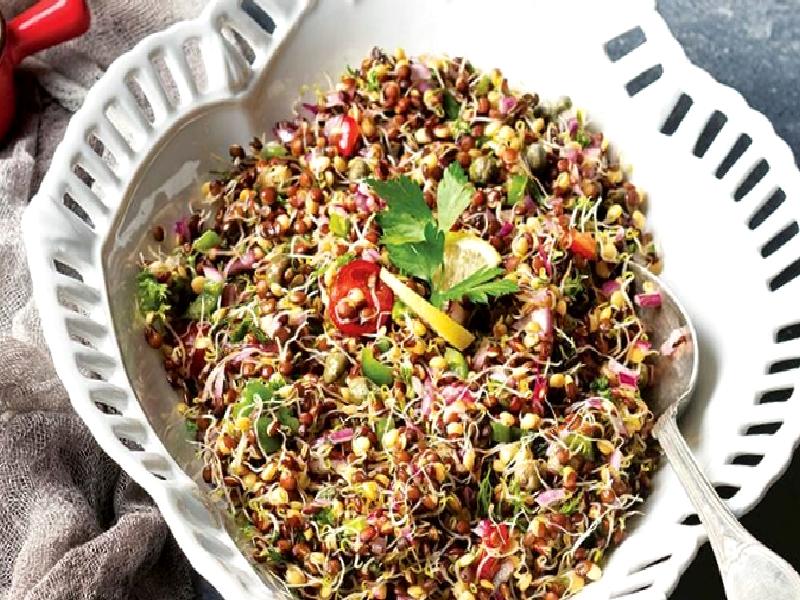Filizlendirilmiş Beluga Mercimeği Salatası Nasıl Yapılır?