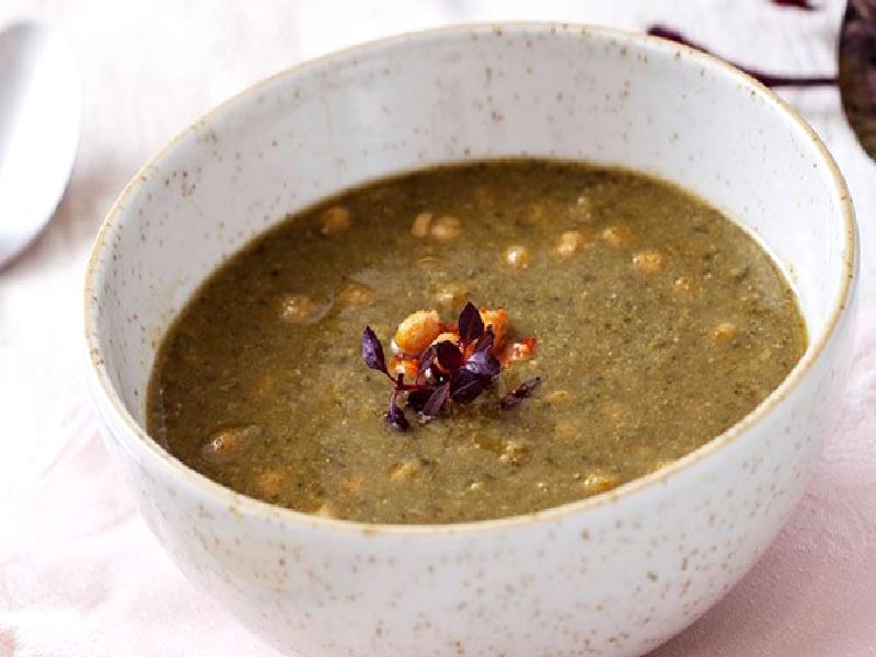 Ispanaklı nohutlu kişniş tohumlu çorba Nasıl Yapılır?