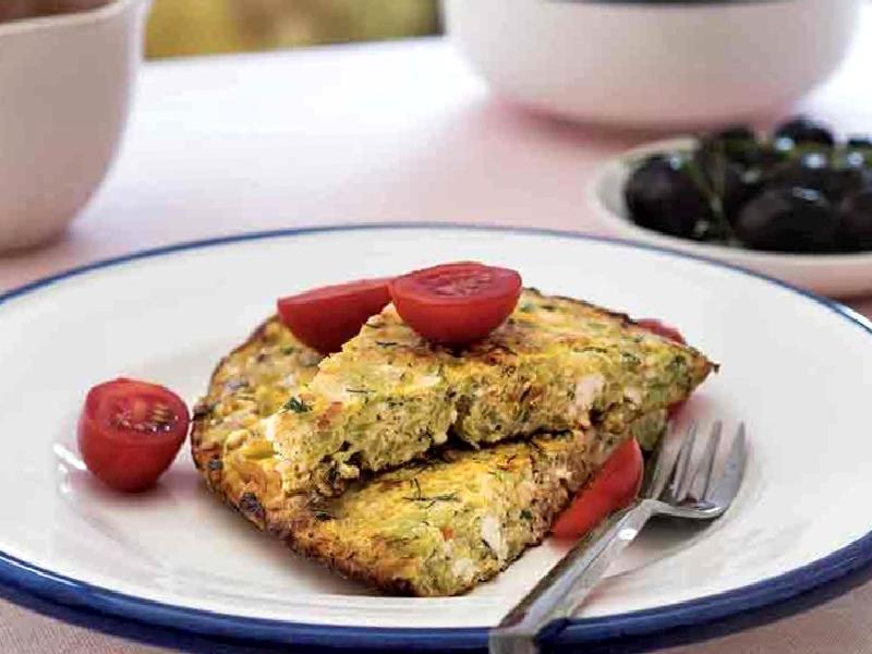 KABAKLI VE LOR PEYNİRLİ OMLET Nasıl Yapılır?