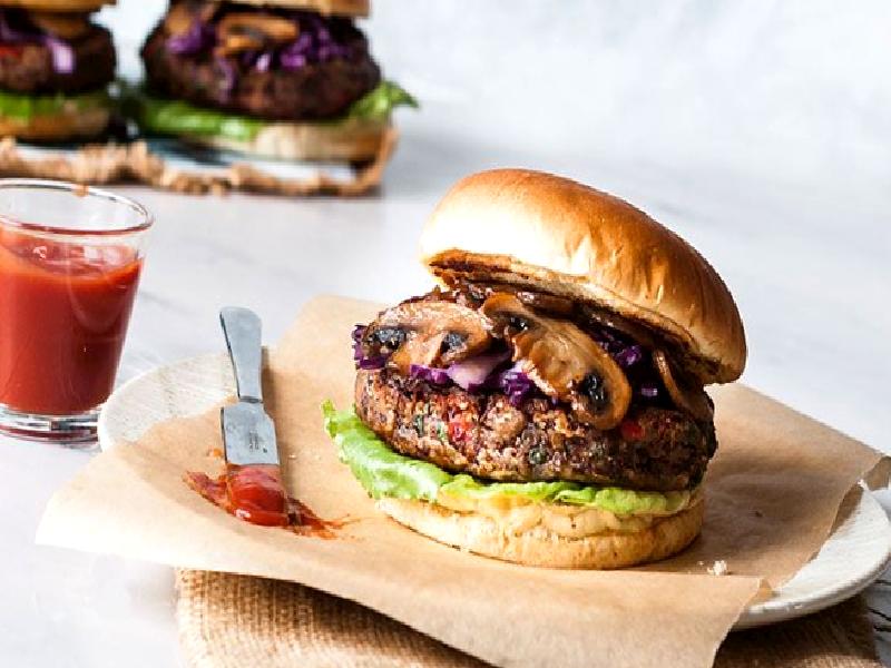 Mantarlı Vegan Burger Nasıl Yapılır?