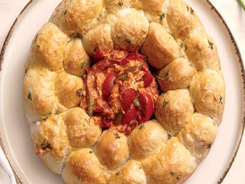MENEMENLİ ÇİÇEK EKMEK Nasıl Yapılır?