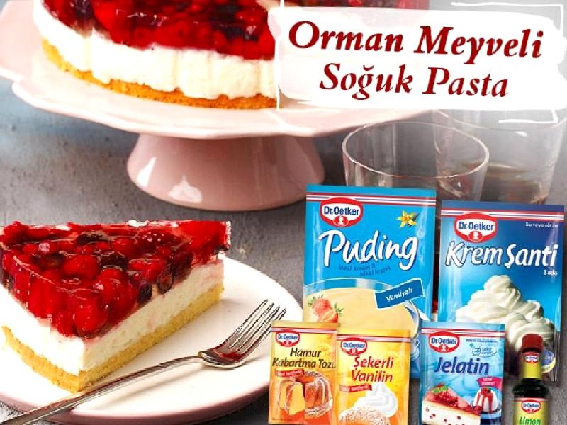 Orman Meyveli Soğuk Pasta Nasıl Yapılır?
