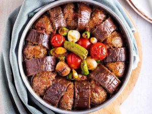 Pesto soslu fırında patlıcan kebap Nasıl Yapılır?