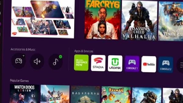 Samsung’un 2022 televizyonlarına GeForce Now ve Google Stadia desteği geliyor