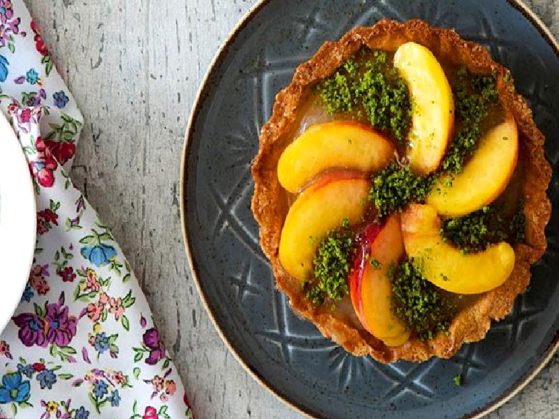 Şeftali pelteli tart Nasıl Yapılır?