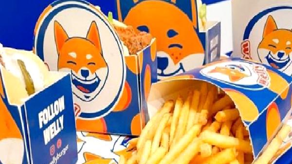 Shiba Inu, burger markasının maskotu oldu