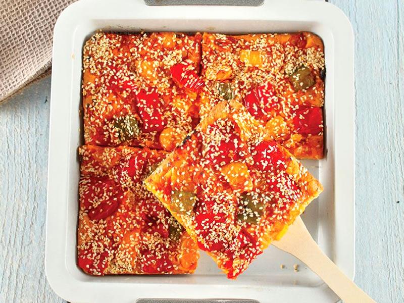 Tepside biberli ekmek Nasıl Yapılır?