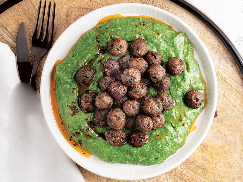 Yeşil Beğendili Mitite Köfte Nasıl Yapılır?