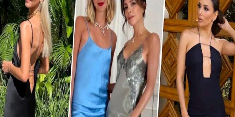 BECKHAM-PELTZ DÜĞÜNÜNDEN TREND ALARMI: SLIP ELBİSELER