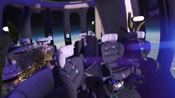 Space Perspective, yolcuları stratosfere çıkaracak kapsülünün iç mekanını paylaştı
