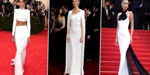 ÜNLÜLERİN BEYAZ ELBİSE STİLLERİ