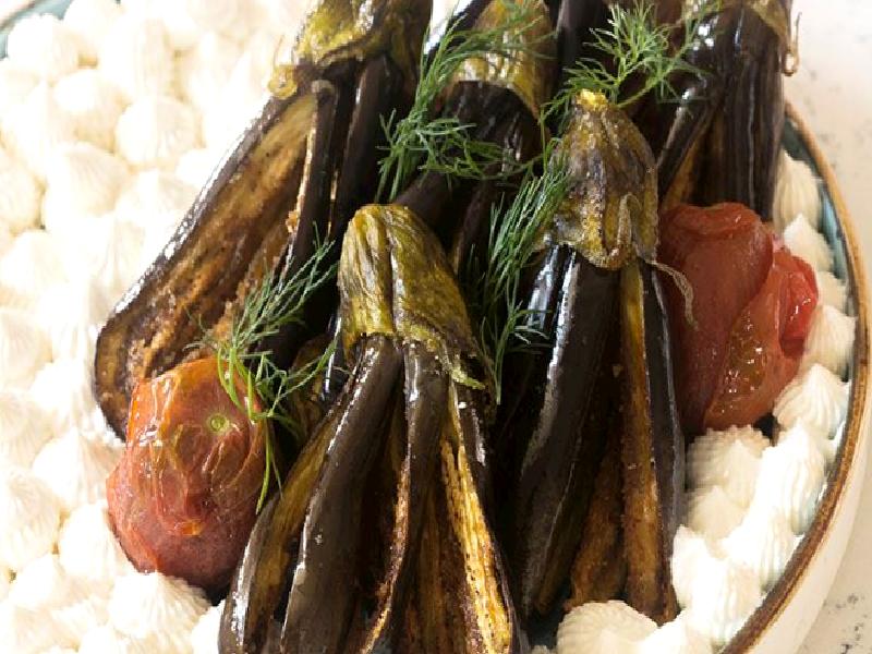 Labne Peynirli Bebek Patlıcan Nasıl Yapılır?