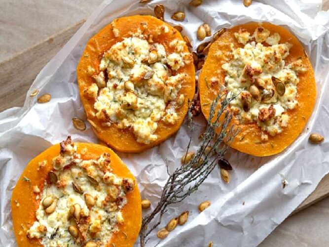 Peynir Dolgulu Bal Kabağı Nasıl Yapılır?