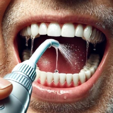 Arayüz fırçası ve ağız duşu kullanımı