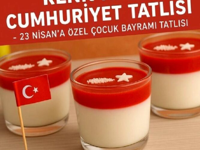 Renk Renk Cumhuriyet Tatlısı Nasıl Yapılır?