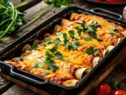 Fırında Tavuklu Enchilada Nasıl Yapılır?