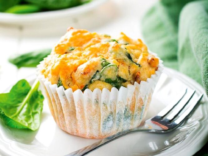 Ispanaklı Muffin Nasıl Yapılır?