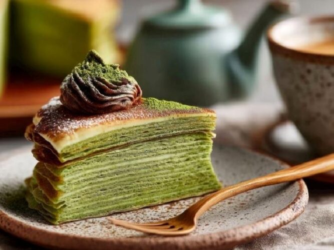 Matchalı Krep Pasta Nasıl Yapılır?