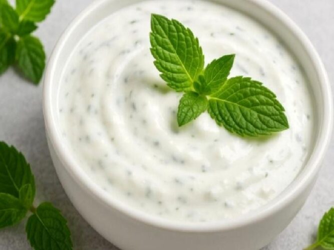 Naneli Yoğurt Sosu Nasıl Yapılır?
