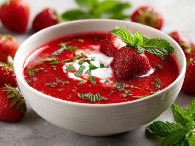Soğuk Çilek Çorbası Nasıl Yapılır?