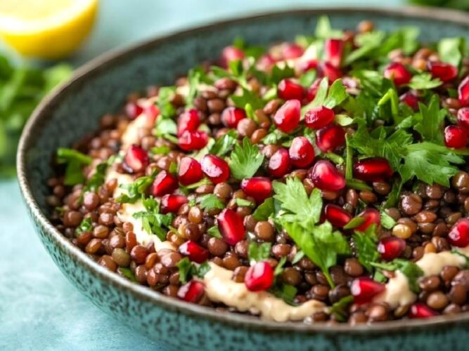 Tahin Soslu Mercimek Salatası Tarifi Nasıl Yapılır?