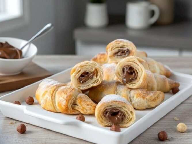 Airfryer’da Milföyden Çikolatalı Kruvasan Tarifi Nasıl Yapılır?