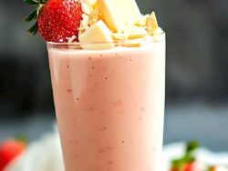 Beyaz Çikolatalı Ve Dondurmalı Çilekli Smoothie Nasıl Yapılır?