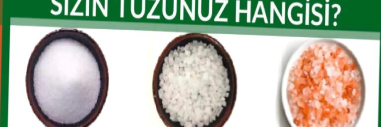 Hangi tuzu kullanmalı?