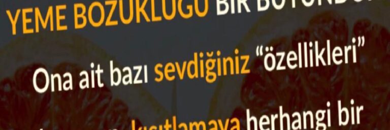 Yemek ve Kontrol