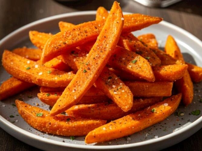 Baharatlı Tatlı Patates Kızartması Tarifi Nasıl Yapılır?