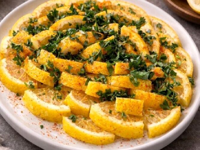 Limon Salatası Tarifi Nasıl Yapılır?