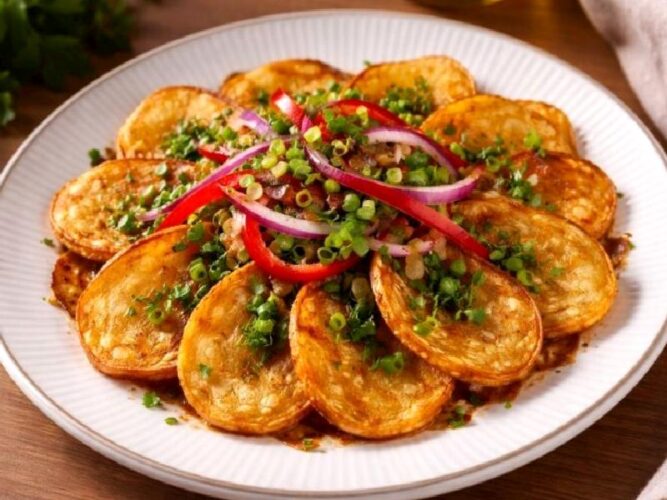 Fırınlanmış Çıtır Patates Salatası Tarifi Nasıl Yapılır?