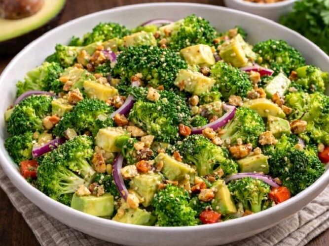 Avokadolu Brokoli Salatası Tarifi Nasıl Yapılır?