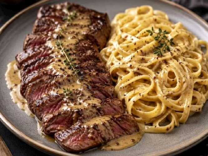 Biftek Ve Hardal Soslu Makarna Tarifi Nasıl Yapılır?