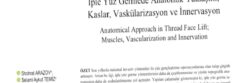 İple Yüz Germede Anatomik Yaklaşım; Kaslar, Vaskülarizasyon ve İnnervasyon