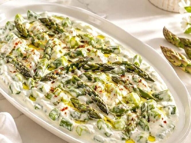 Kuşkonmaz Mezesi Tarifi Nasıl Yapılır?