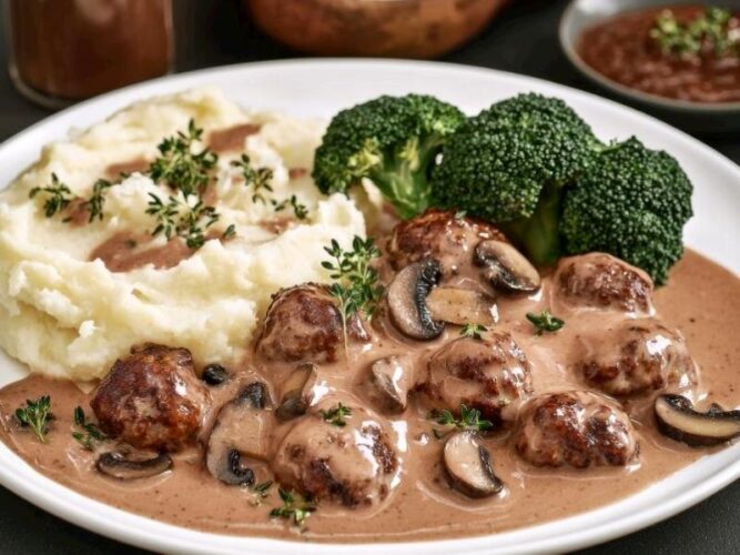 Mantar Soslu Köfte Tarifi Nasıl Yapılır?