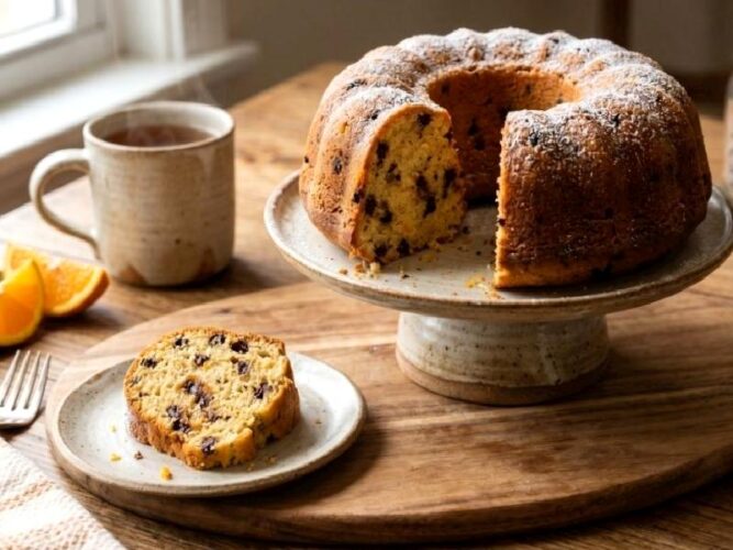 Portakallı Damla Çikolatalı Kek Tarifi Nasıl Yapılır?