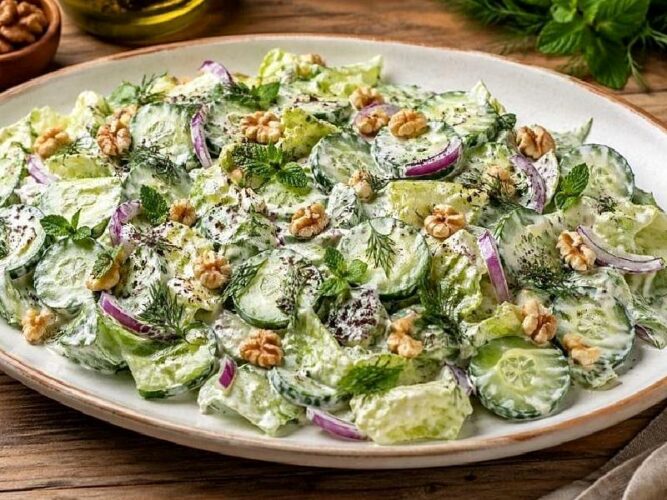 Yoğurtlu Marul Salatası Tarifi Nasıl Yapılır?