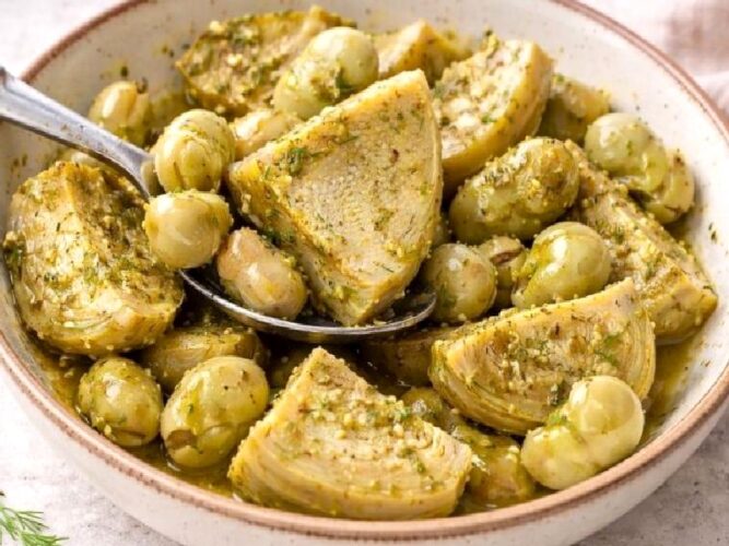 Zeytinyağlı Enginarlı Bakla Tarifi Nasıl Yapılır?