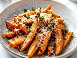 Parmesanlı Tatlı Patates Tarifi Nasıl Yapılır?