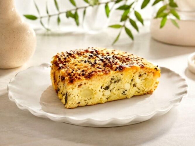 Patatesli Peynirli Tuzlu Kek Tarifi Nasıl Yapılır?