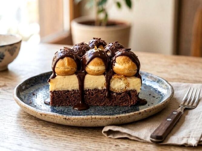 Profiterollü Pasta Tarifi Nasıl Yapılır?